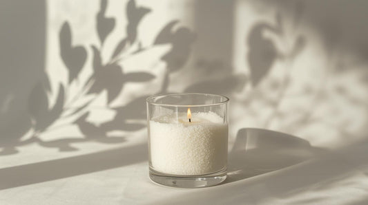 Lunara Sand Wax Candle- Lavender 250g (contains 10 wicks)