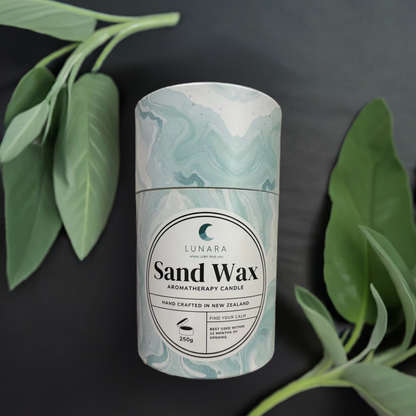 The Ultimate Sand Wax Candle Combo- Sage + Lavender + Unscented (30 wicks)